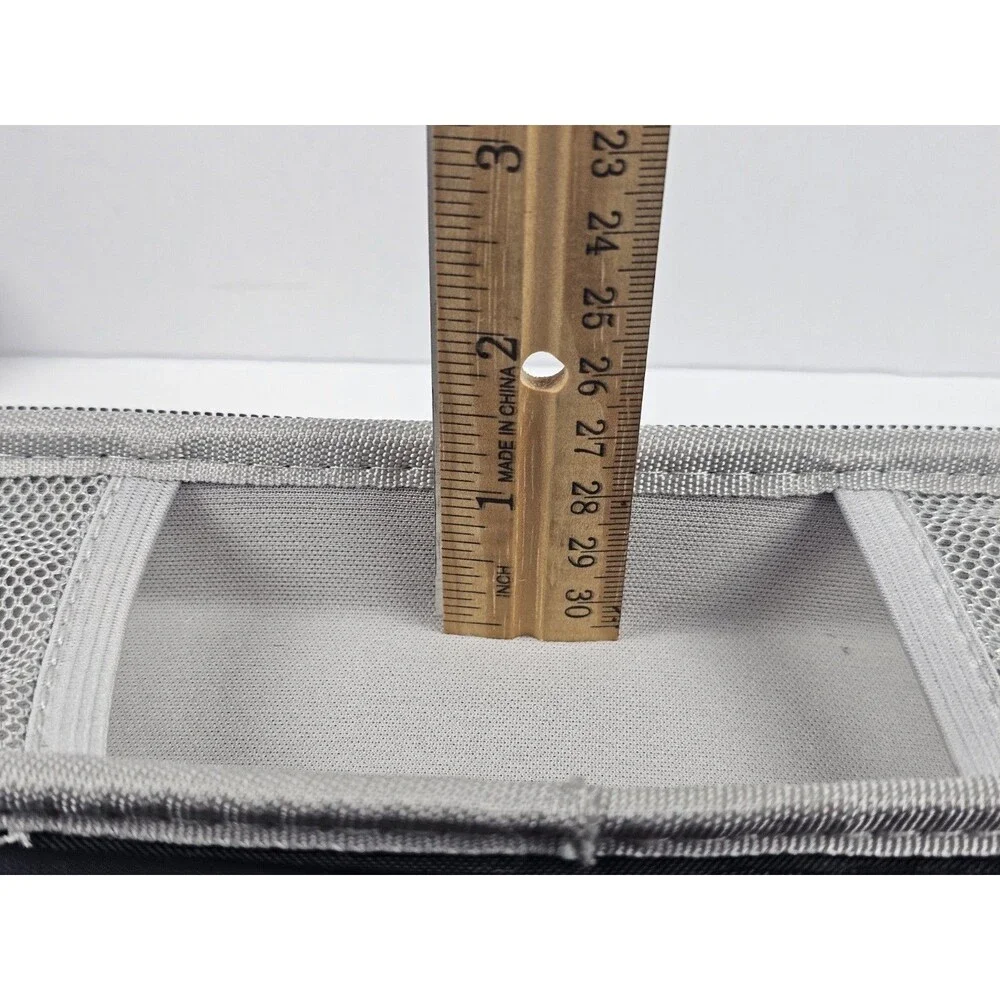 Unbranded Travel Case for Electric Toothbrush Hardshell Black Zipper Pouch Strap